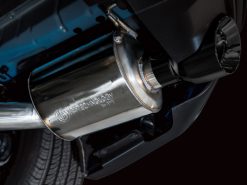 Alternative view of AWE 2024 Ford Mustang GT Fastback S650 RWD Touring Catback Exhaust w/ Dual Diamond Black Tips