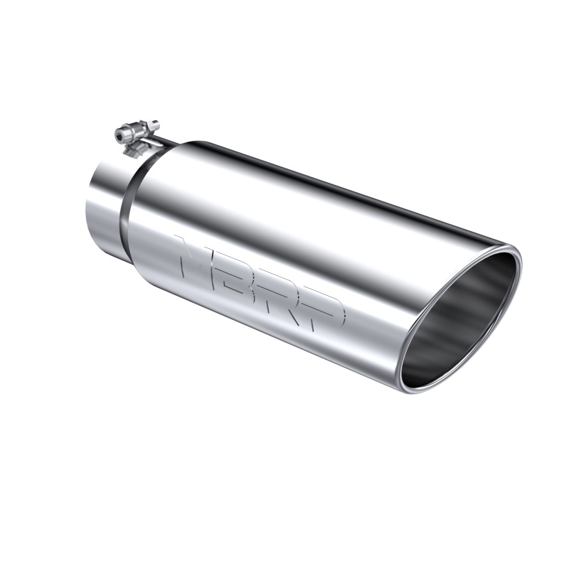 MBRP Universal Tip 6in OD Angled Rolled End 5in Inlet 18in Lgth T304 Exhaust - Image 2