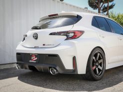 aFe 23-24 Toyota GR Corolla L3 1.6L (t) Gemini XV 3in to 2-1/2in Cat Back Exhaust w/ Polished Tips - Image 4