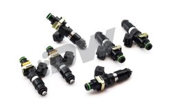 Alternative view of DeatschWerks 93-98 Toyota Supra TT (11mm O-Ring for Top Feed) Bosch EV14 1200cc Injectors (Set of 6)