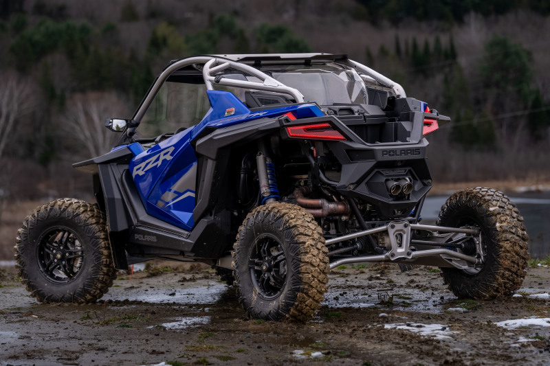 MBRP 22-23 Polaris RZR Pro R Single Slip-on Dual Outlet Performance Series - Image 3