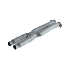 MBRP 16-19 Ford Mustang GT350 3in Resonator Delete X-Pipe - T409 - Image 3