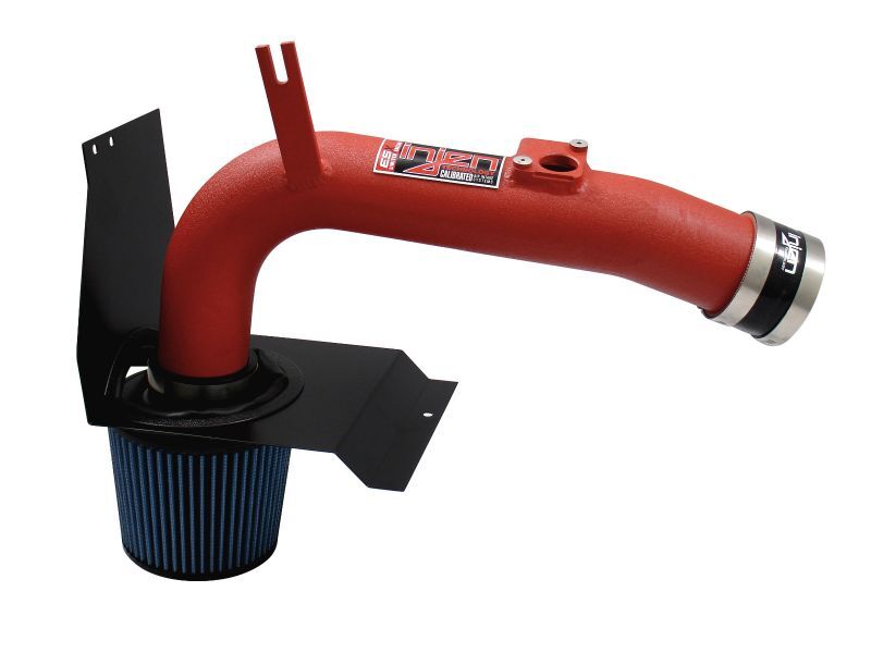 Injen 2014 Subaru Impreza WRX/STi 2.5L 4 Cyl.(Turbo) Wrinkle Red Cold Air Intake w/ Heat Shield - Image 3