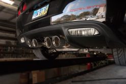 Stainless Works 2009-13 C6 Corvette Axleback 2-1/2in Dual Chambered Turbo Mufflers Quad 4in Tips - Image 5