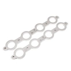 Stainless Works Chevrolet LS1/LS6 Round Port Header 304SS Exhaust Flanges 2in Primaries - Image 4