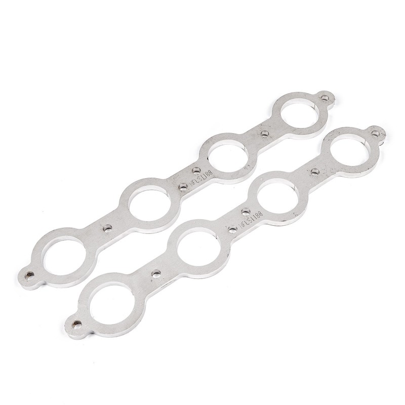 Stainless Works Chevrolet LS1/LS6 Round Port Header 304SS Exhaust Flanges 2in Primaries - Image 4