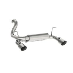 MBRP 2018+ Jeep Wrangler (JL) 3.6L V6 Dual Rear Exit Axle Back T409 Exhaust System - Image 3
