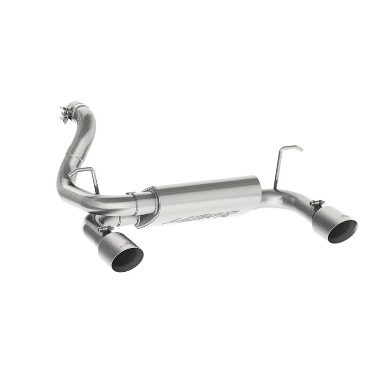 MBRP 2018+ Jeep Wrangler (JL) 3.6L V6 Dual Rear Exit Axle Back T409 Exhaust System - Image 3