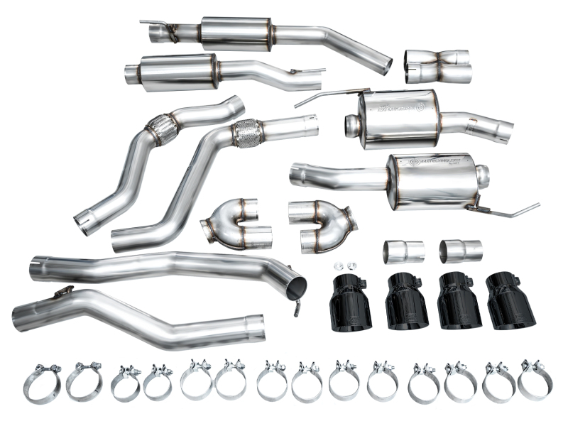 AWE Tuning 2020+ Ford Explorer ST Touring Edition Exhaust w/ Diamond Black Tips - Image 17