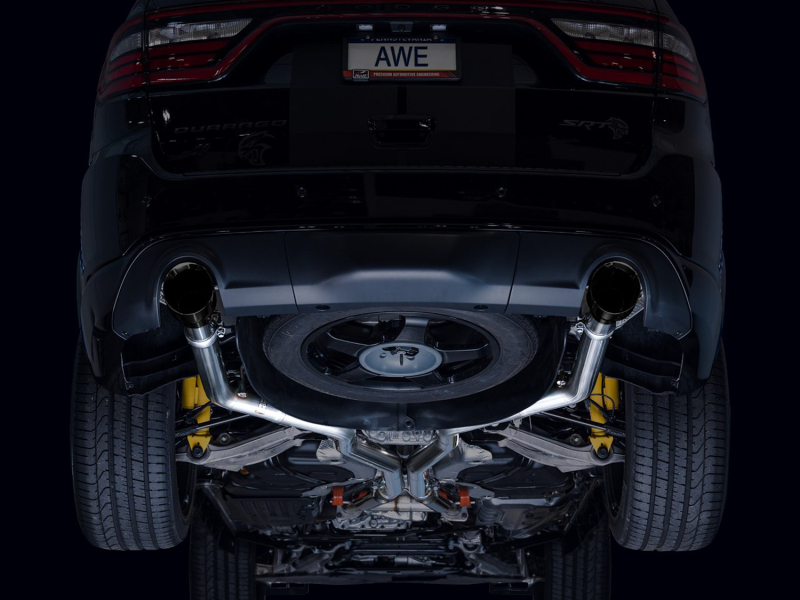 AWE Tuning 18-23 Dodge Durango SRT & Hellcat Track Edition Exhaust - Diamond Black Tips - Image 7