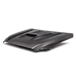 Alternative view of Seibon 2024+ Toyota Tacoma TR-Style Carbon Fiber Hood
