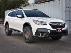 Alternative view of aFe POWER 20-23 Subaru Outback H4 2.4L (t) / H4 2.5L Terra Guard Trail Slider Steps - Black