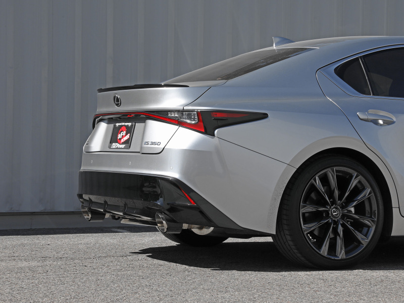 aFe Lexus IS350 14-22 V6-3.5L Takeda Axle-Back Exhaust System- Carbon Fiber Tip - Image 5