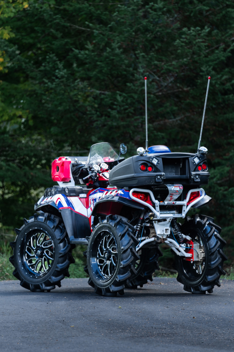MBRP 2011+ Polaris Sportsman Touring 850 T304 Stainless Single Slip-On Performance Series - Image 2
