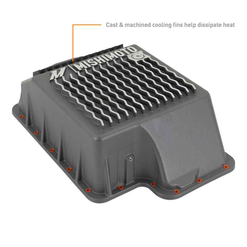 Mishimoto 89-10 Powerstroke E4OD 4R100 5R110 Trans Pan Cast GR - Image 3