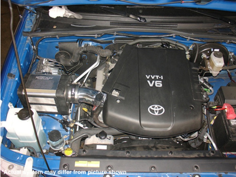 Injen 05-09 Tacoma X-Runner 4.0L V6 w/ Power Box Wrinkle Black Power-Flow Air Intake System - Image 5