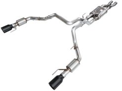 Alternative view of AWE Gen 3 Raptor R SwitchPath Exhaust - Diamond Black Tips
