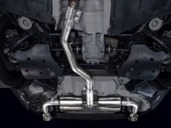 AWE 19-23 BMW 330i / 21-23 BMW 430i Base G2X Touring Axle Back Exhaust - Chrome Silver - Image 3