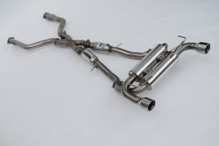 Alternative view of Invidia 2022+ Nissan Z 70mm Gemini Cat Back Exhaust - Rolled SS Tips