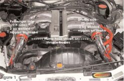 Injen 90-96 Pipe Only Intake System 300Z Non Turbo Polished Short Ram Intake - Image 3