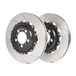 GiroDisc 06-08 Audi RS4 (B7) 380mm (w/Spacers) Slotted Front Rotors