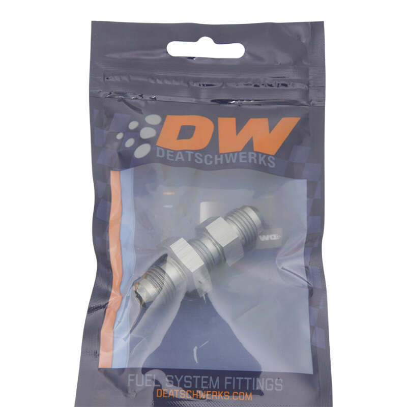 DeatschWerks 6AN Male Flare To 6AN Male Flare Bulkhead Adapter (Incl. Nut) - Image 5