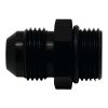 DeatschWerks 8AN ORB Male to 8AN Male Flare Adapter (Incl O-Ring) - Anodized Matte Black