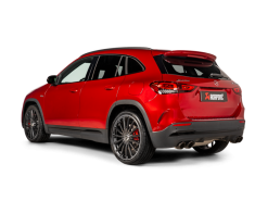Alternative view of Akrapovic 2021+ Mercedes-AMG GLA 45 / GLA 45 S Evolution Titanium Catback Exhaust