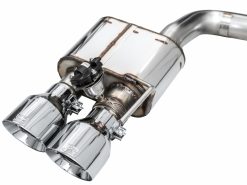 AWE 2024 Ford Mustang Dark Horse S650 RWD SwitchPath Catback Exhaust w/ Quad Chrome Silver Tips - Image 12