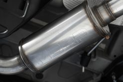 Alternative view of MBRP 22-23 Hyundai Elantra N 2.0L Turbo T304  5in OD CF Tips Dual Outlet 3in Cat Back Exhaust