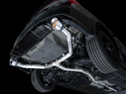AWE Tuning 22+ Honda Civic Si/Acura Integra Track Edition Catback Exhaust - Dual Chrome Silver Tips - Image 3