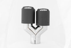 MBRP Universal Carbon Fiber Dual Tip 3.5in OD/2.5in Inlet - Image 3