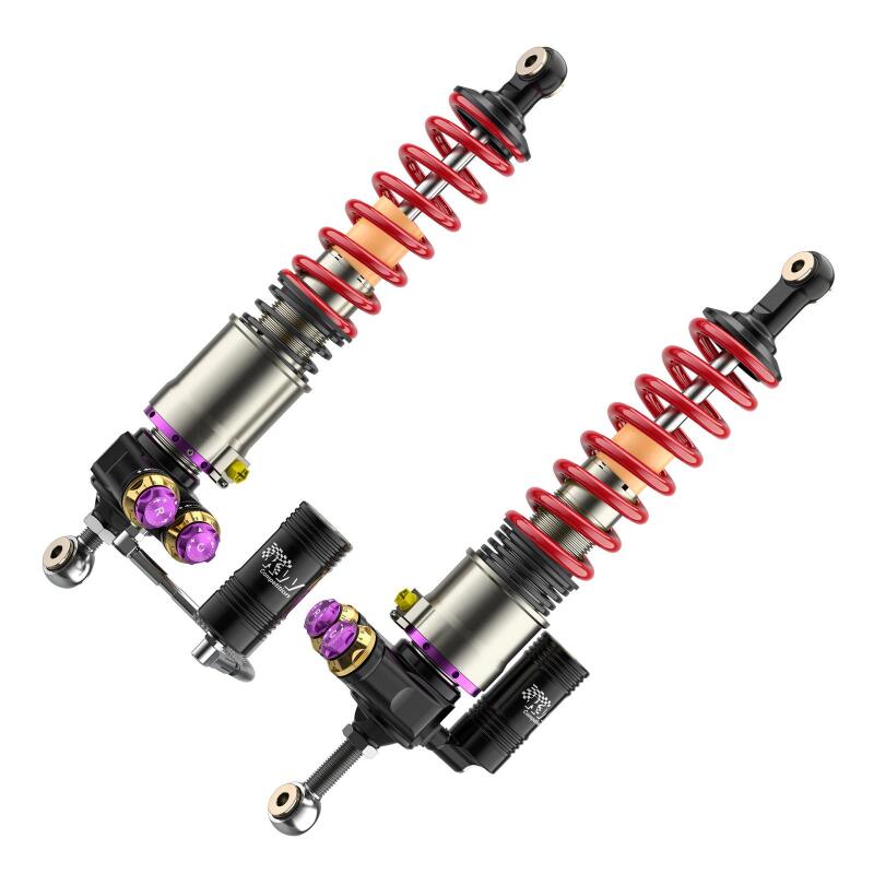 KW 04-05 Porsche Carrera GT Special Edition HLS4 V5 Coilover Kit w/ Red & Blue Springs - Image 25