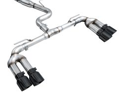 AWE 22-24 Audi 8Y S3 Track Edition Exhaust - Diamond Black Tips - Image 7