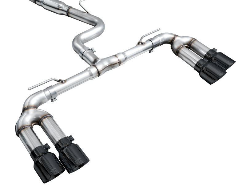 AWE 22-24 Audi 8Y S3 Track Edition Exhaust - Diamond Black Tips - Image 7