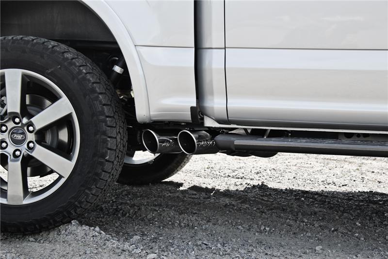 MBRP 15-16 Ford F-150 2.7L/3.5L/5.0L 3in Cat Back Single Side Pre-Axle Dual Exit T409 - Image 5