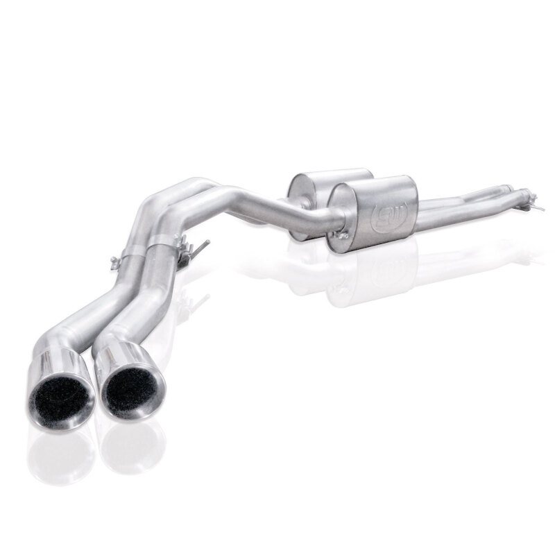 Stainless Works Chevy Silverado/GMC Sierra 2007-16 5.3L/6.2L Exhaust Passenger Rear Tire Exit - Image 2