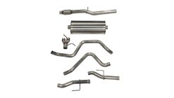 Corsa 2019+ Chevy Silverado 5.3L Crew Cab 3in Cat-Back Dual Rear Exit w/ Polished Tip - Image 2