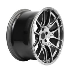 Enkei GTC02 18x10 5x112 32mm Offset 66.5mm Bore Hyper Silver Wheel - Image 2