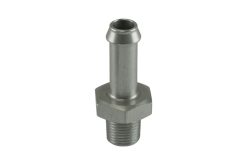 Turbosmart 8mm / 5/16in Hose End to 1/8 NPT Male Straight - Clear