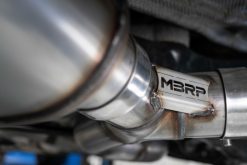 MBRP 15-18 Audi S3 SS 3in Quad Split Rear Exit w/ Carbon Fiber Tips - T304 - Image 3