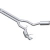 MBRP 15 Ford Mustang GT 5.0 3in Cat Back Dual Split Rear Street Version 4.5in Tips - T409