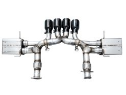 AWE 2023 C8 Corvette Z06 SwitchPath Cat-Back Exhaust - Diamond Black Tips - Image 16