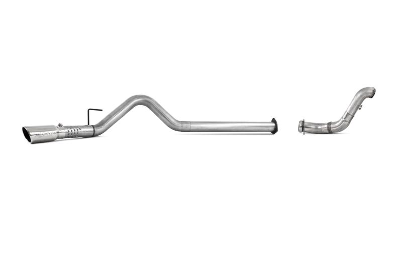 MBRP 11-14 Ford 6.7L F-250/350/450 4in Filter Back Single Side Exit Alum and Down Pipe Exhaust - Image 4