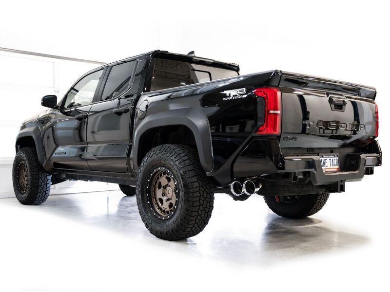 AWE Exhaust for 4th Gen Toyota Tacoma Dual Chrome Silver Tips - Image 3