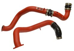 Injen 16-20 Honda Civic 1.5L Turbo Aluminum Intercooler Piping Kit - Wrinkle Red - Image 2