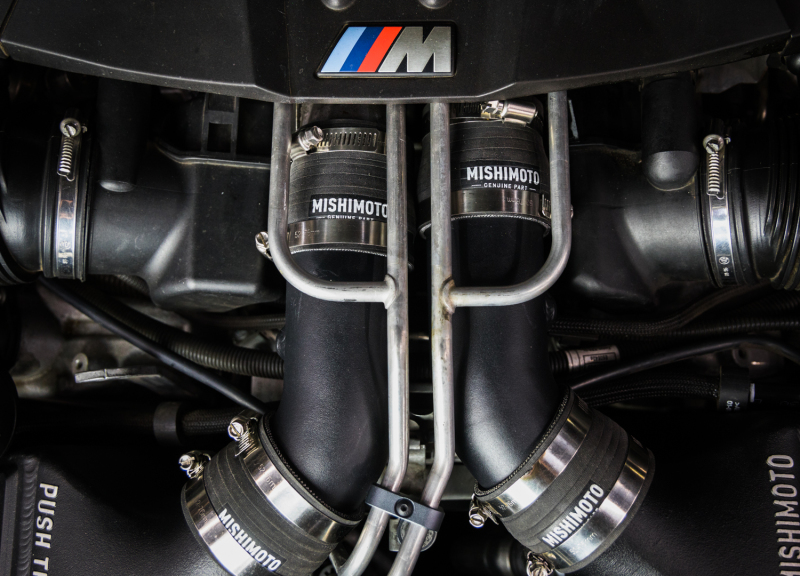 Mishimoto 12-16 BMW F10 M5 Intercooler Pipe Kit Micro Wrinkle Black - Image 6