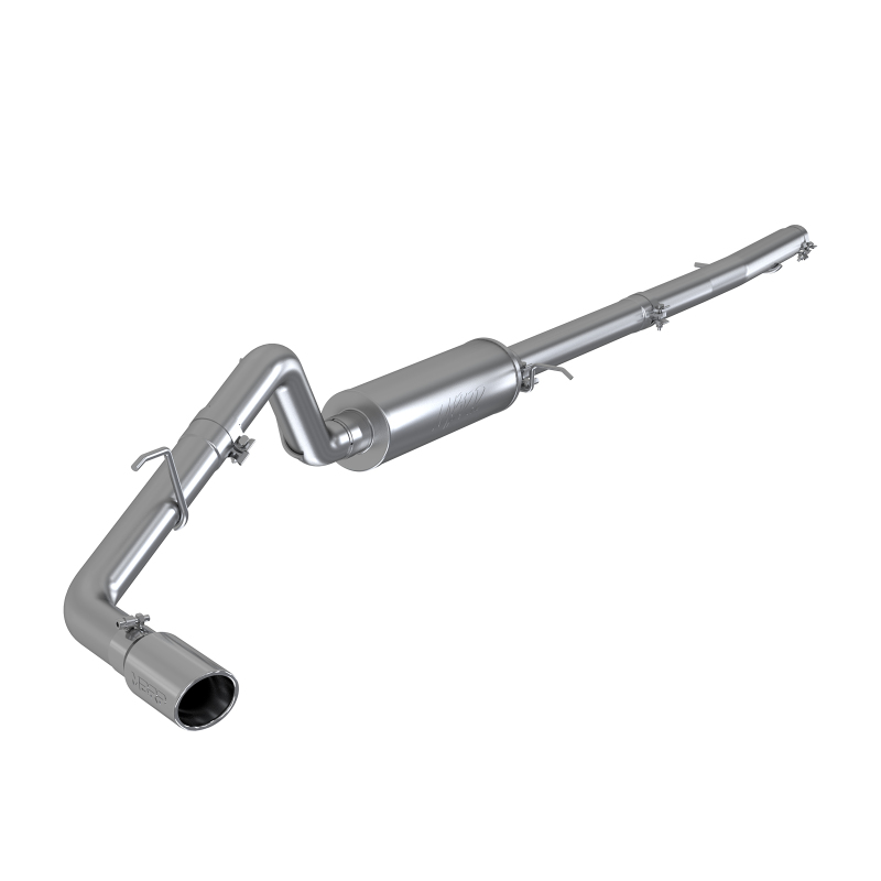 MBRP 2019 Ford Ranger Ecoboost 2.3L 4in OD Tip Single Side Exit 3in AL Cat Back - Image 2
