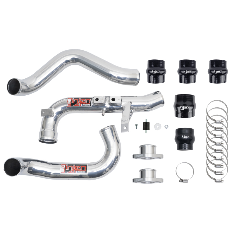 Injen 22-23 Honda/Acura Civic/Si/Integra 1.5L Turbo Aluminum Intercooler Pipe Kit - Polished - Image 2
