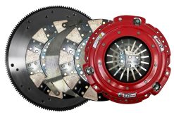McLeod RXT Twin Clutch Toyota 2JZ T56 Trans w/Steel FW 1-1/8in x 26 Spline